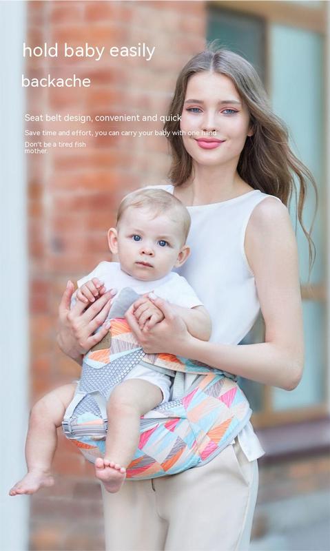 Product Introduction of Waist Stool Baby Light Four Seasons Baby Multifunctional Strap Nursing and Breastfeeding Pad Baby Holding Artifact Piggyback Front Holding Stool 9