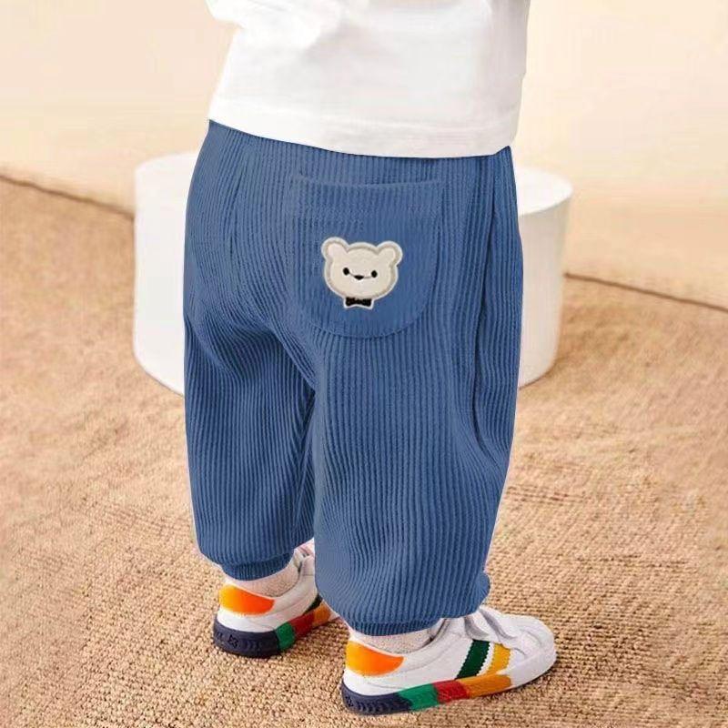 Product Introduction of Quần Dài Bé Trai Và Bé Gái, Bộ Sưu Tập Xuân Thu, Quần Nỉ Cho Em Bé Quần Thể Thao Thường Ngày Quần Bé Gái, Áo Mặc Bên Ngoài Vải Nhung Kẻ, Thích Hợp Cho Trẻ Em, Năm 2023 8