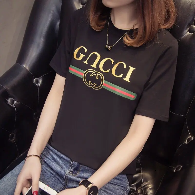 Áo Thun ngắn Tay Áo, Phong Cách Mùa Hè, Dáng Ôm, Bó Sát, Dễ Phối Đồ, Thiết Kế Chữ Cái, Thích Hợp Cho Học Sinh, Áo Sơ Mi Cơ Sở Hàng Đầu Cho Nữ, Bạn Thân