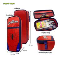 Gambar Disney Marvel pencil case. tempat pensil multifungsi karakter Spiderman, Mickey Mouse - Mickey dari Sansan Wawa Kota Administrasi Jakarta Barat 4 Tokopedia