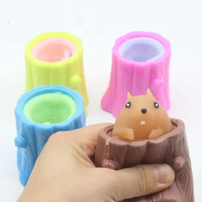 Mainan Squishy Tupai Karet / POP UP Tupai Karet Silikon Squeeze MAINAN Toy Toys Toys