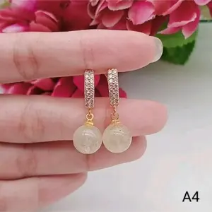 anting rambut sedana model A4 lapis emas awet terlaris Gold Earrings
