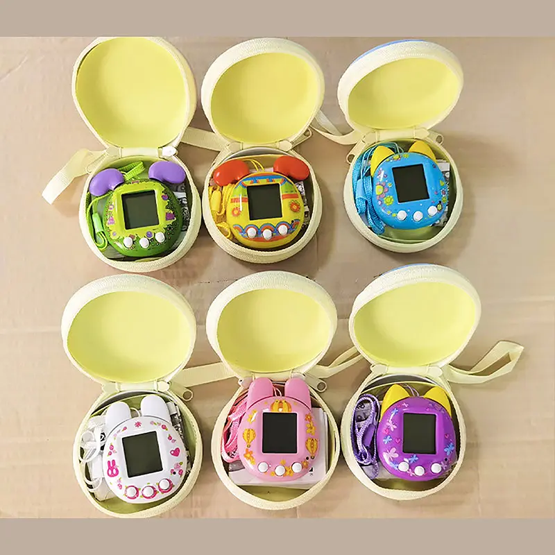 Tamagotchi - Konsol permainan elektronik mudah alih untuk haiwan peliharaan nostalgia 90-an, mainan interaktif maya untuk haiwan peliharaan, kucing, anjing, arnab, mainan kanak-kanak Games