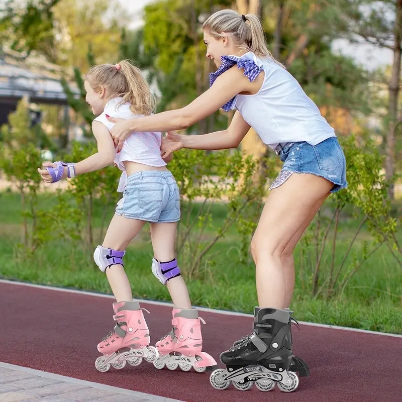 Giày trượt patin trẻ em SWAY - T1 cao cấp boots cứng toàn bộ tặng kèm bảo hộ và phụ kiện tập luyện