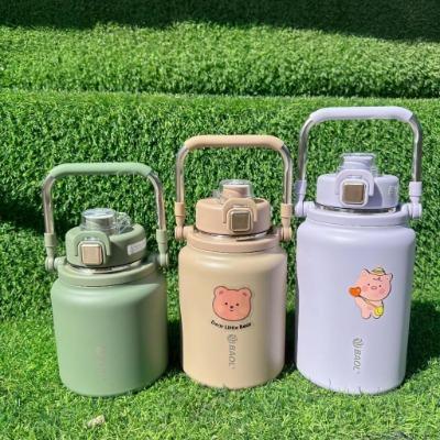 Bình Giữ Nhiệt Baol Mẫu Mới Y17 cao cấp Dung Tích 1200-1500-1800l Có Ống Hút, Tặng Cọ Vệ Sinh Bình Và Sticker