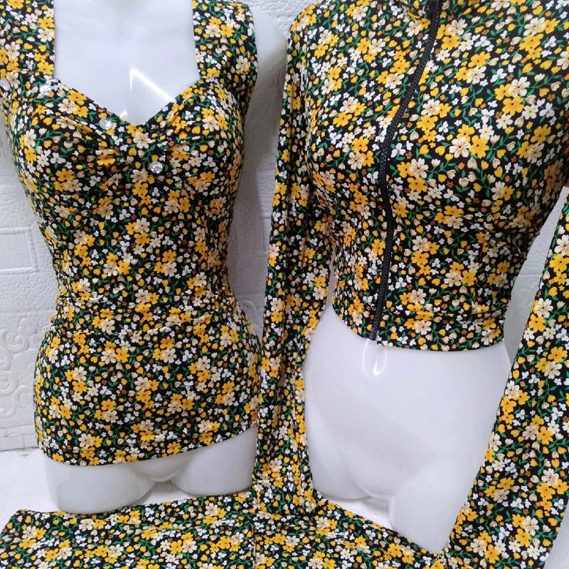 Combo Đồ bộ Nữ  quần dài ống ôm có áo khoác, vải thun ATI,  Women