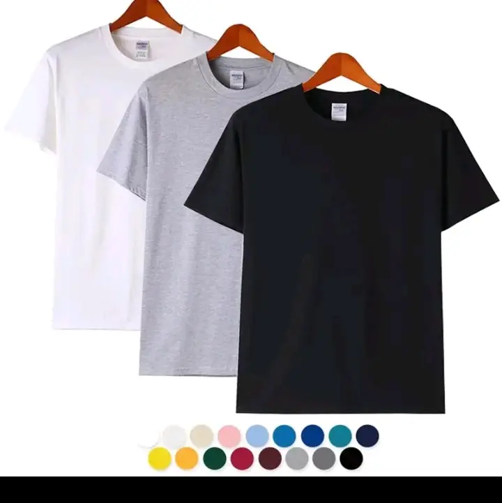 Áo thun trơn nam nữ chất liệu cotton mịn thấm hút mồ hôi (vải dày) Menswear Cổ Tròn