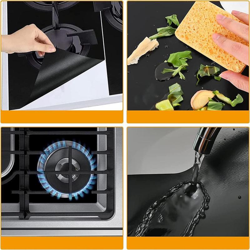 Product Introduction of Reusable Stove Guard, 3 Counts/set Heat Resistant Non-stick Washable Stove Top Protector, Kitchen Utensils & Gadgets 7