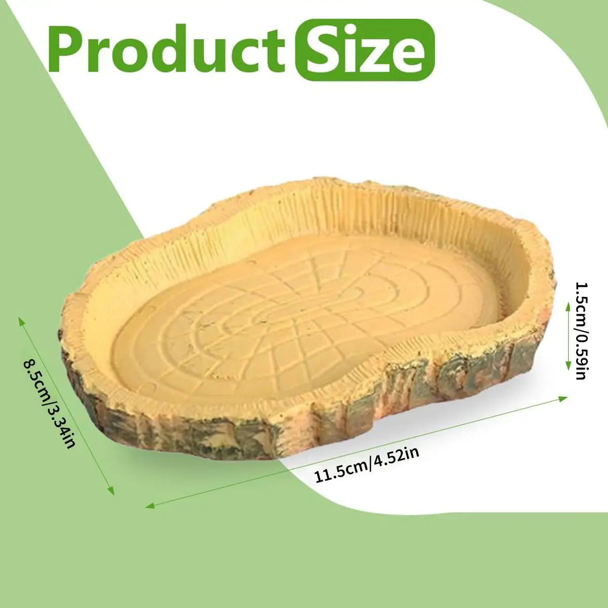 Reptile Feeding Bowl Tortoise Food, Leaf Reptile Bowl Food, Turtle House Drinking Bowl, Reptile Water Bowl