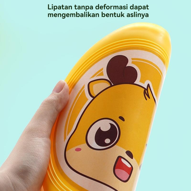 Frisbee Lembut Anak Olahraga Permainan Keluarga Terbuat dari Bahan PU Lembut Anti-Sakit dan Aman untuk Anak 3-10 Tahun Toys Mainan 7