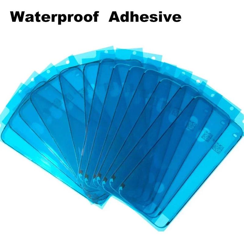 Nhãn dán chống thấm nước, 5 cái, cho iPhone 6S, 7, 8 Plus, X, XR, XS, 11, 12 Pro Max, 3M Niêm Phong Keo, Băng Dính, cho Khung màn hình LCD, keo, sửa chữa, bộ phận 1