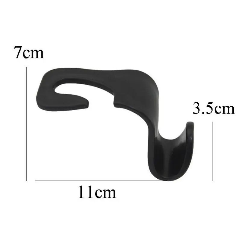 Giá Đỡ Tựa Đầu Thông Dụng, 2 / 3 Cái, Ví Vải, Phụ Kiện Xe Hơi Hàng Tạp Hóa, Móc Treo Túi, Móc Ghế Sau Xe Hơi, Giá Để Đồ 2