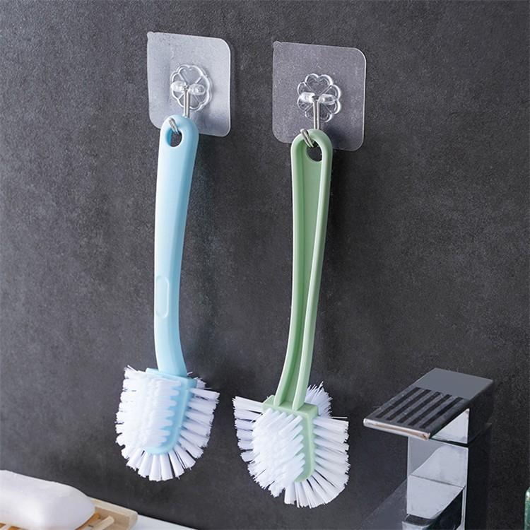 Cây cọ vệ sinh giày dép 3 ĐẦU - Bàn chải vệ sinh giày dép 3