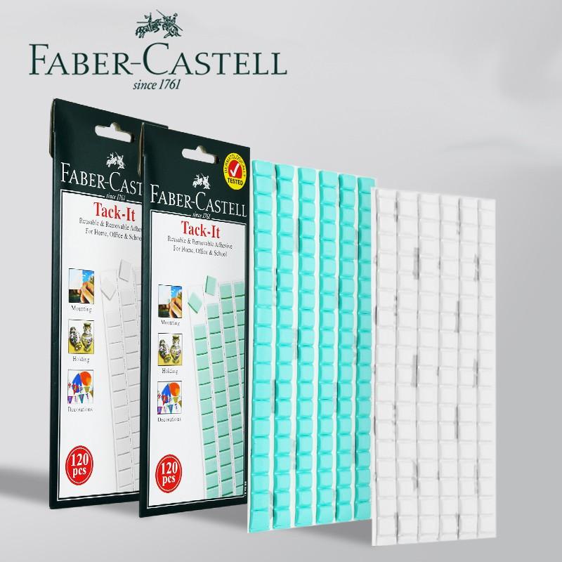 ĐẤT SÉT DÍNH TACK-IT FABER CASTELL VỈ 42 / 90 MIẾNG.  BLUTACK BOSTIK (GẮN NAIL, DÁN MÔ HÌNH, DÁN HÌNH)