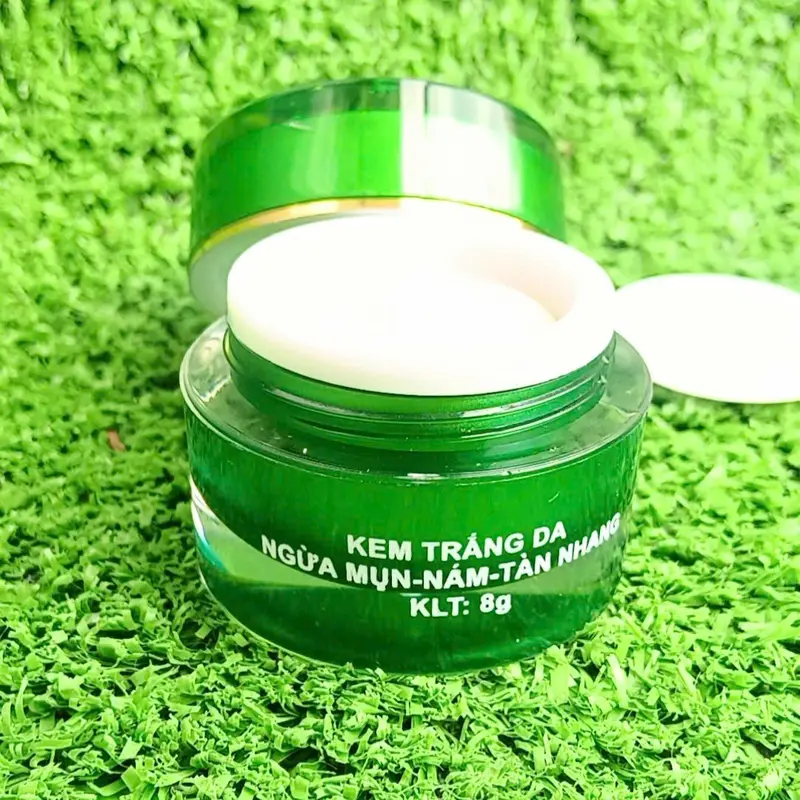 2 HỦ KEM TRẮNG DA-NGỪA MỤN-NÁM-TÀN NHANG KLT 8g X 2 - CAILINA (sản phẩm mẫu bán khách dùng ưu tiên) 6