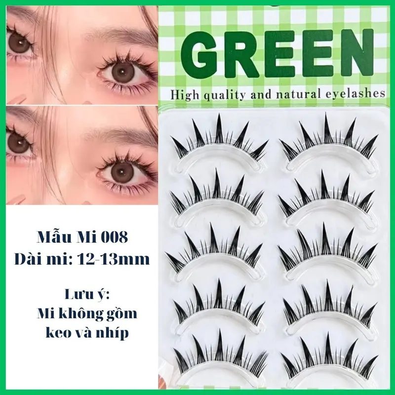 Mi Gân Trong Tự Nhiên Mềm Nhẹ Tái Sử Dụng Được Mi Nội Địa Trung 4