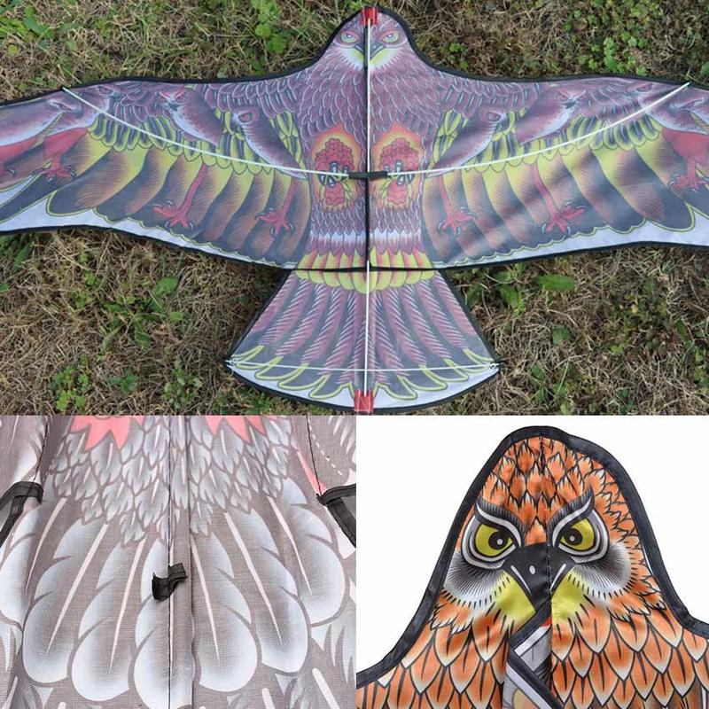 Layang-Layang Bentuk Burung Elang Ukuran 1.2M/1.7M Warna Untuk Acak Outdoor 2