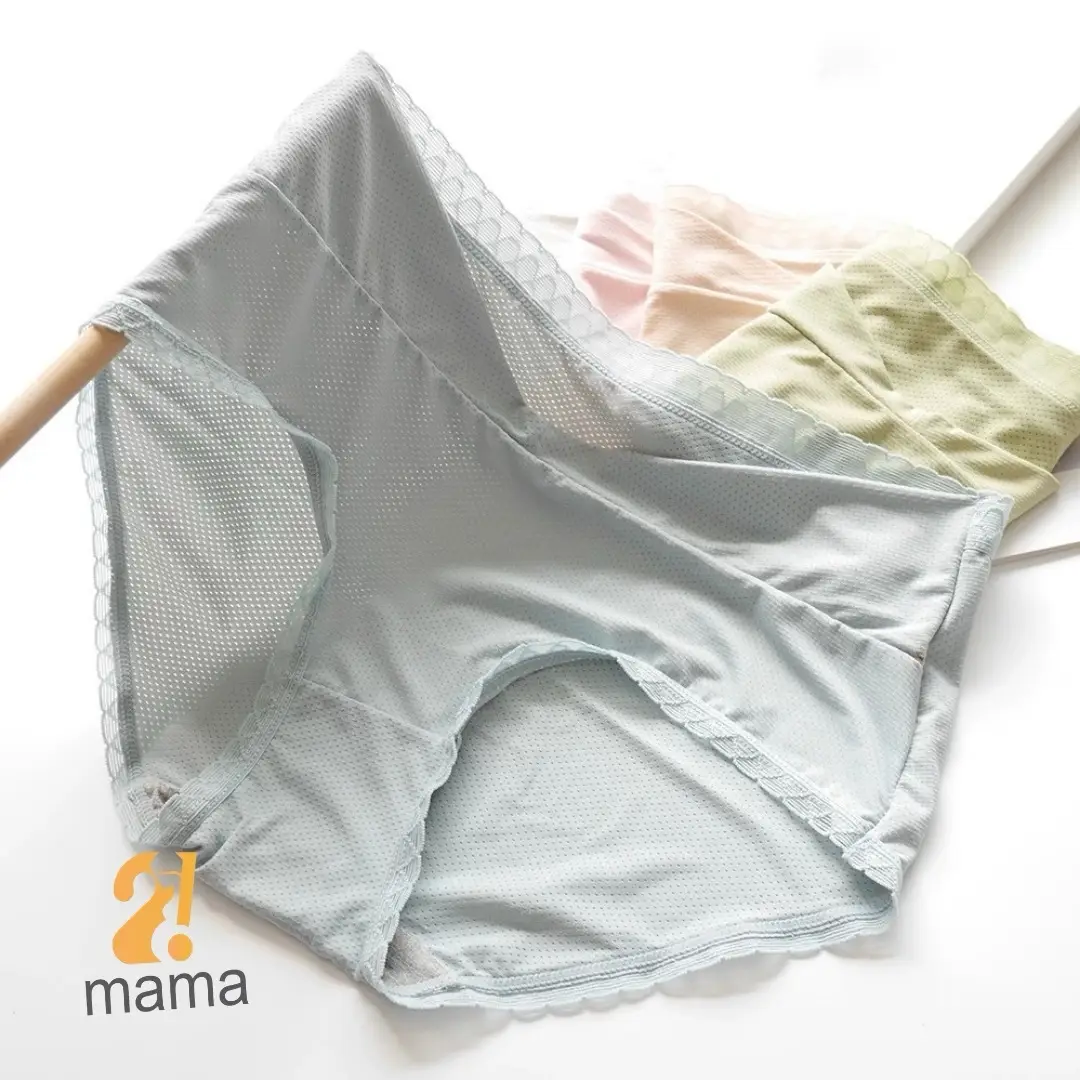 Quần lót bầu và sau sinh 2MAMA cạp chéo kháng khuẩn bigsize 9090 V88