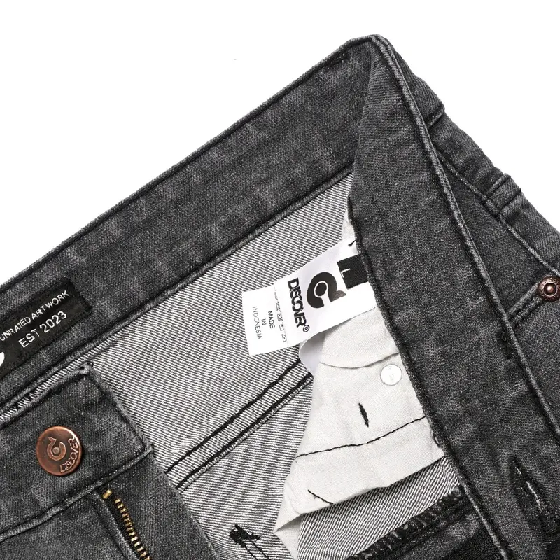 Chemistry - Celana Jeans Pria || Pants Slimfit Streatch Skinny || Grey Denim 2