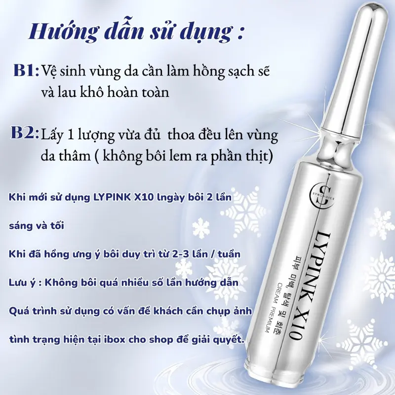 Kem Làm Hồng Ti Vùng Kín Lypink X10 Hiệu Quả Sau 7 Ngày - Giá Sỉ Hồng Nhũ Hoa Cho Chuyên Nghiệp 1