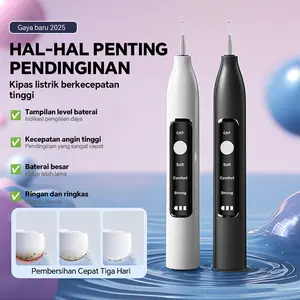 Pembersih Gigi Ultrasonik/Pembersih Karang Gigi Pro 2 Upgrade｜3 Mode Mudah｜Tanpa Rasa Sakit dan Aman untuk Gusi｜Lampu LED + Cermin Mulut｜Pengisian Cepat Tipe-C