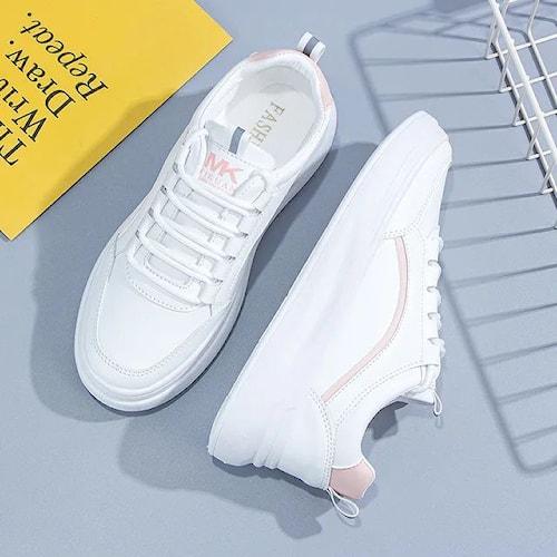 PVN Sepatu Cewek Wanita Kasual Olahraga Running Tinggi Import Premium Quality shoes Sport Trendy K-Fashion Footwear Korean Canvas Sneakers Cewek Casual Casual sepatu  bawah 6