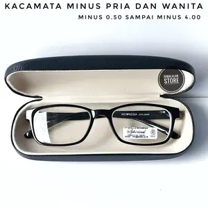 KACAMATA MINUS -0.50 SAMPAI MINUS -4.00 UNTUK MATA RABUN JAUH READY MINUS KIRI KANAN BEDA/REQUES MINUS COCOK UNTUK PRIA WANITA FREE BOX DAN LAP COD/BAYAR DTEMPAT 3008SPH