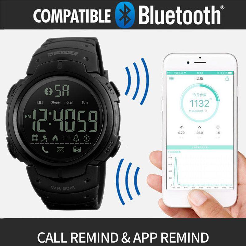 SmartWatch Tahan Air Bluetooth Original Jam Tangan Pria SKMEI Digital Smart Watch 0