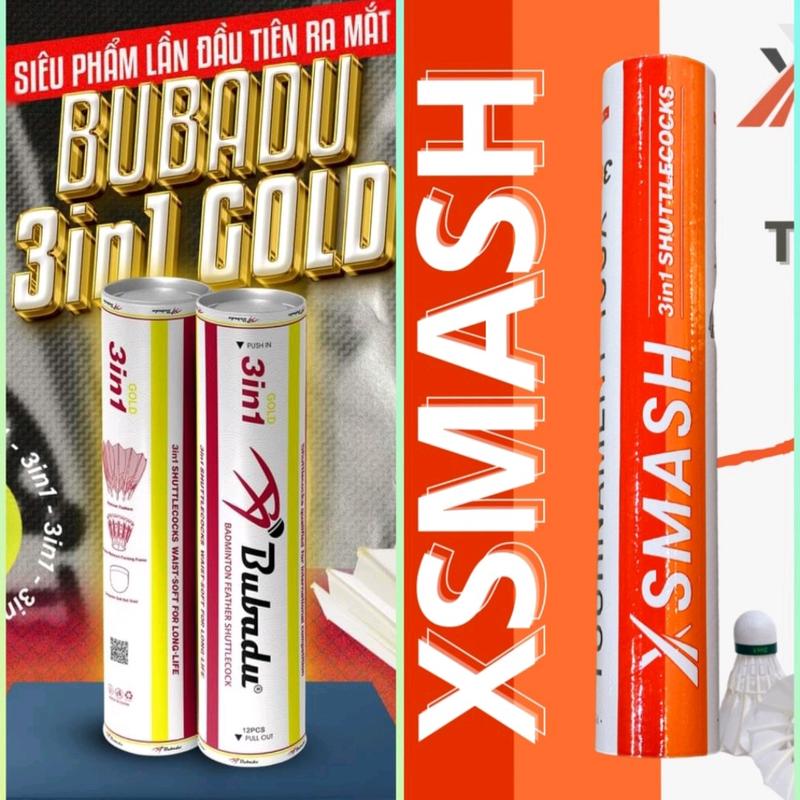 Hộp Cầu Bubadu Xsmash 100X Yasu bán nhân tạo 12 quả