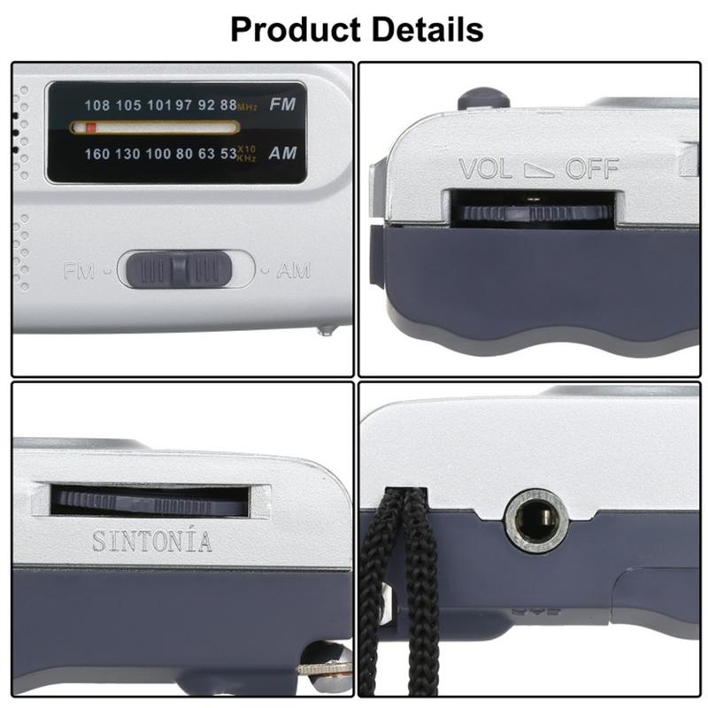 Product Introduction of BC-R28 AM FM Radio Portable Radio With Wristband Battery Operated Speaker Radios Player For Senior Home Hiking 27