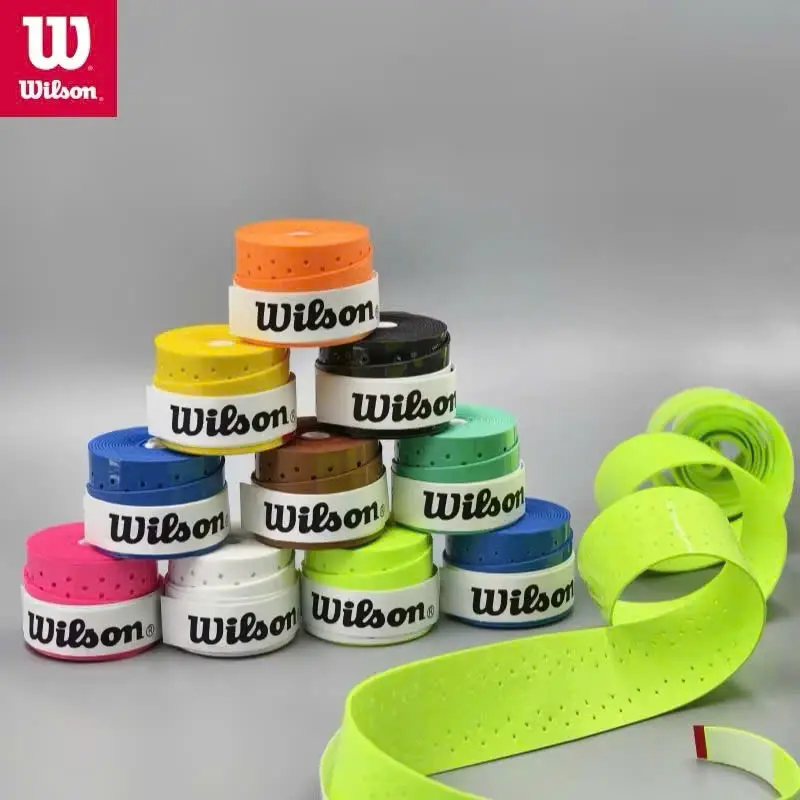 WILSON PROFILE OVERGRIP  Cuốn cán vợt Pickleball có lỗ thoát mồ hôi [Hàng cao cấp]