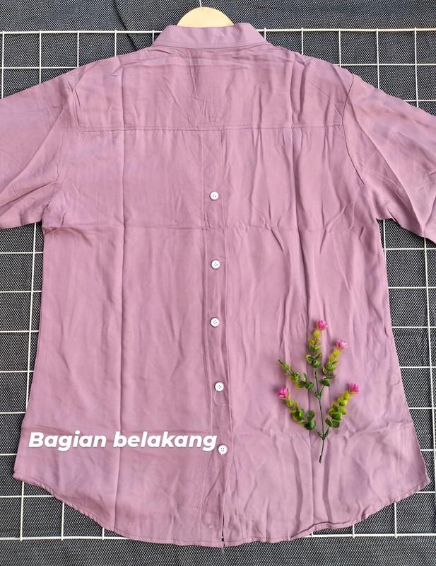atasan wanita bahan rayon twill lengan Panjang 4