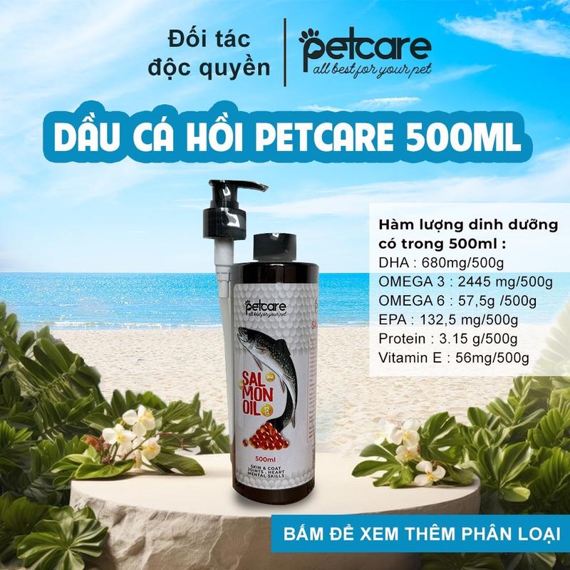 Dầu Cá Hồi PetCare Chai 500ml