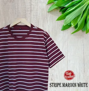 Kaos Salur Anak 1-8 Tahun Atasan Polos Garis Basic Stripe Tee Kids 1- 8 Tahun Original Cotton Distro Katun