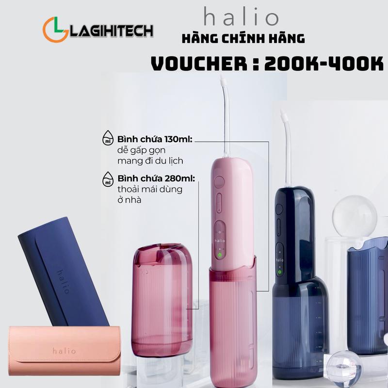Máy Tăm Nước 2 Bình Thay Thế Halio UltraClean Express Hydro Floss Phiên Bản Nâng Cấp - Hàng Chính Hãng