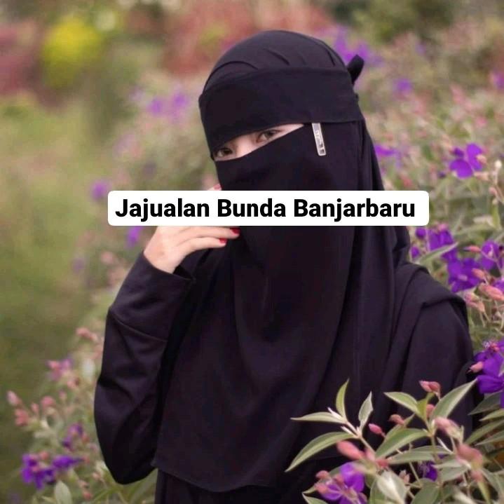 Cadar Niqab Poni muslimah plat 2