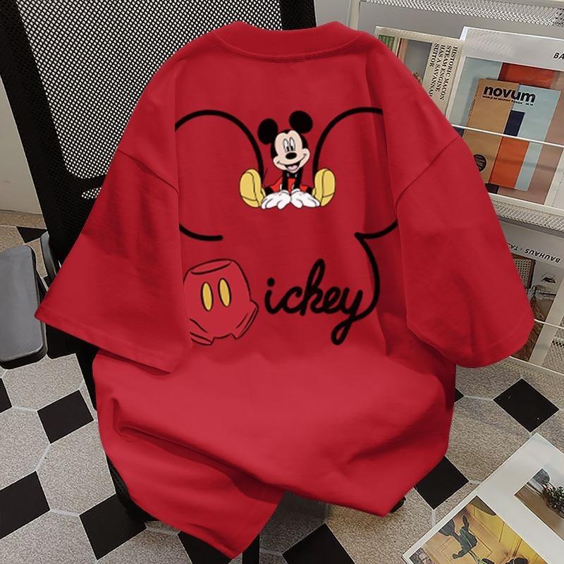 Product Introduction of Summer Casual Fun Cartoon Printing Design Loose Printing Crew Neck Short Sleeve T-Shirt Couple Top boxy  shirt oversized  shirt  men 17