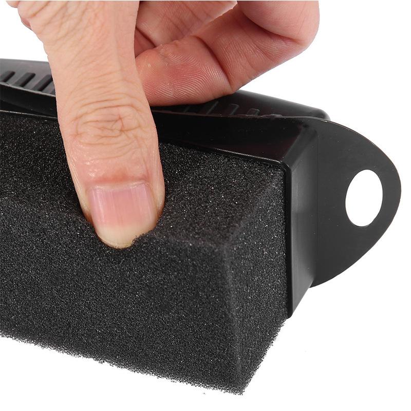 Product Introduction of Car Wheel Polishing Waxing Sponge Washing Cleaning Tire Contour Brush With Cover ABS Dressing Applicator Pads Detail Accessories 9