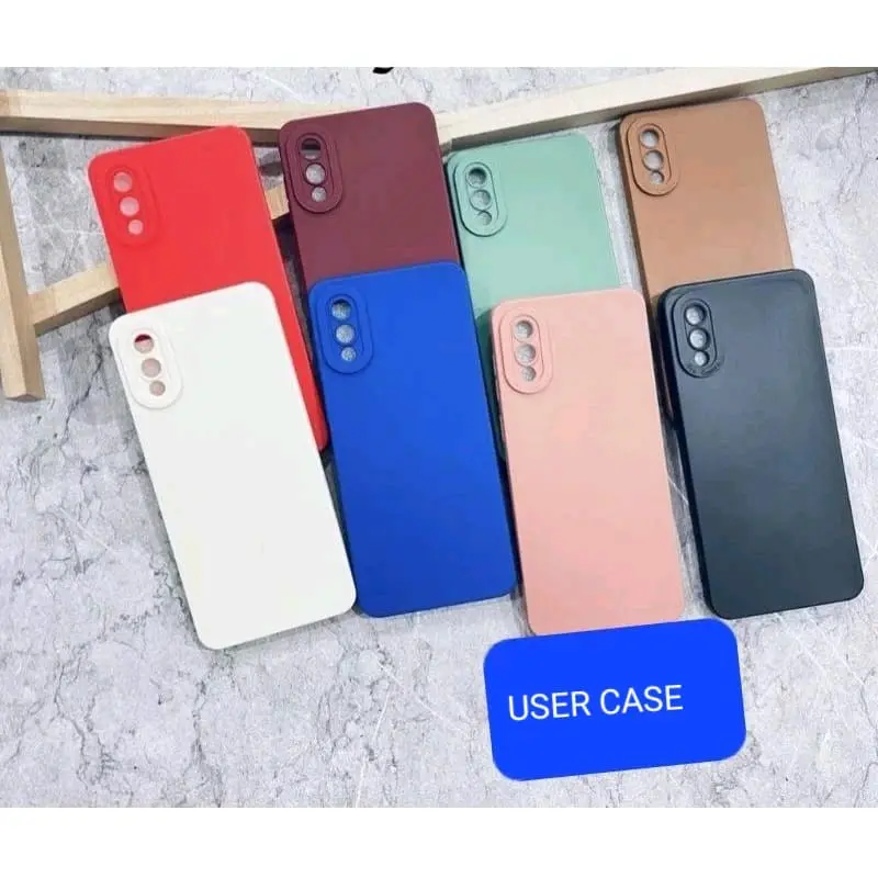 SAMSUNGG A02 M02 CASE PRO CAMERA MACARON CASING SOFTCASE SILIKON