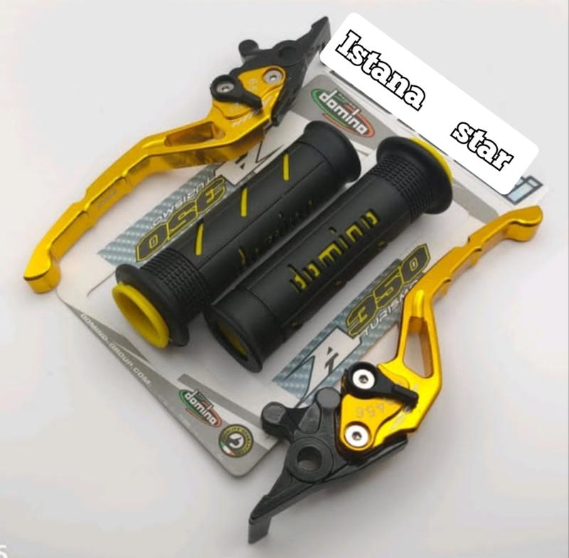 [PROMO] Handle REM dan KOPLING Stelan Variasi Motor FULL CNC Yamaha Vixion Old New RX King Scorpio Xabre R15 V3 New - MERAH HARGA 1 PAKET 3