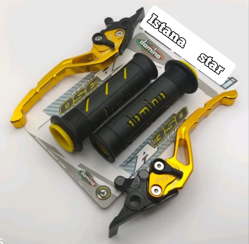 [PROMO] Handle REM dan KOPLING Stelan Variasi Motor FULL CNC Yamaha Vixion Old New RX King Scorpio Xabre R15 V3 New - MERAH HARGA 1 PAKET 3