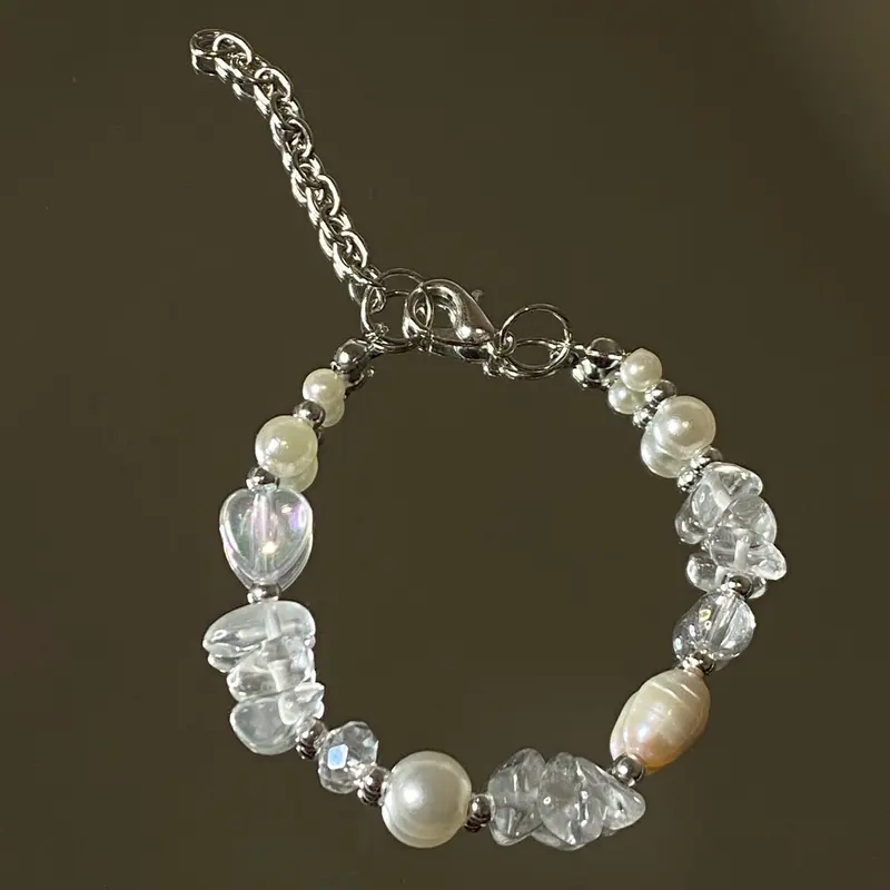 WHITE SERIES BRACELET by LOST BEADS | GELANG MANIK-MANIK KOREAN STYLE 1