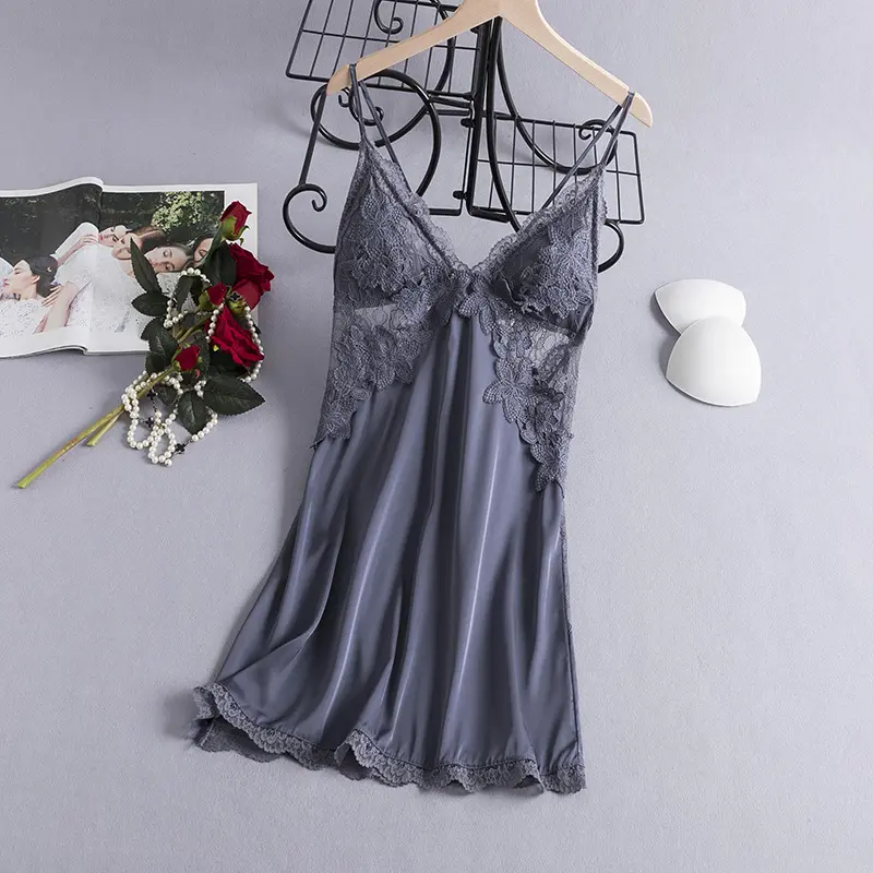 REIA -  Dress Tidur Satin Silk Cantik Lembut