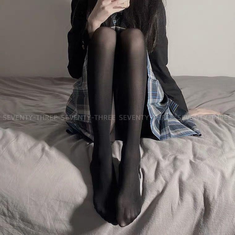 Quần Tất Nhung, Tất Trắng, Dành Cho Nữ, Phong Cách Loli Nhật Bản, Quần Tất Lụa Trắng, Tất Mùa Hè Dành Cho Người Lớn, 2024 Women 8