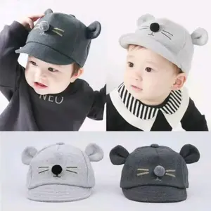 Topi Anak Kucing Lucu Usia 0-3 Tahun