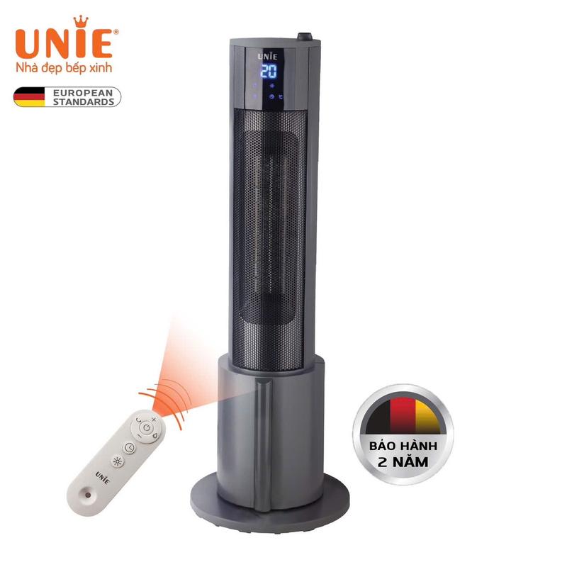 Máy Sưởi Gốm Điều Khiển Cảm Ứng UNIE UE129 Có Chế Độ Tạo Ẩm Sưởi Ấm may suoi