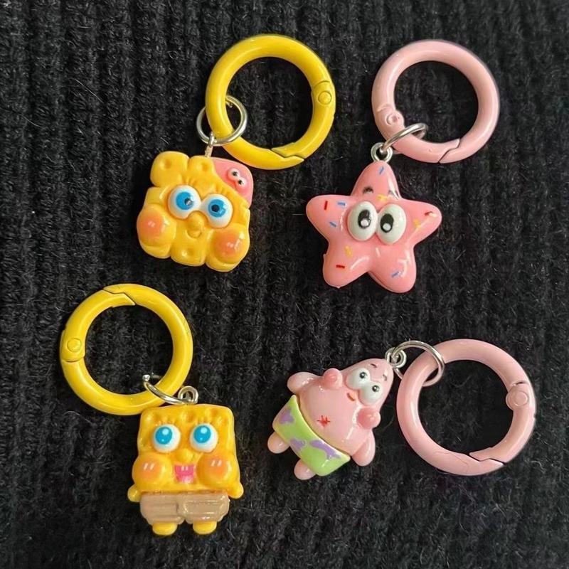 Product Introduction of Dây Chuyền Chìa Khóa SpongeBob Patrick Star, Mặt Dây Chuyền Hoạt Hình Dễ Thương, Phụ Kiện Ba Lô Cho Bé Gái, Quà Tặng Bạn Thân, Cầm Tay, Phát Hành Mới Năm 2025 4