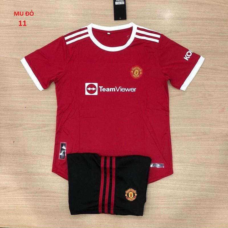 Bộ quần áo MU đỏ in tên số