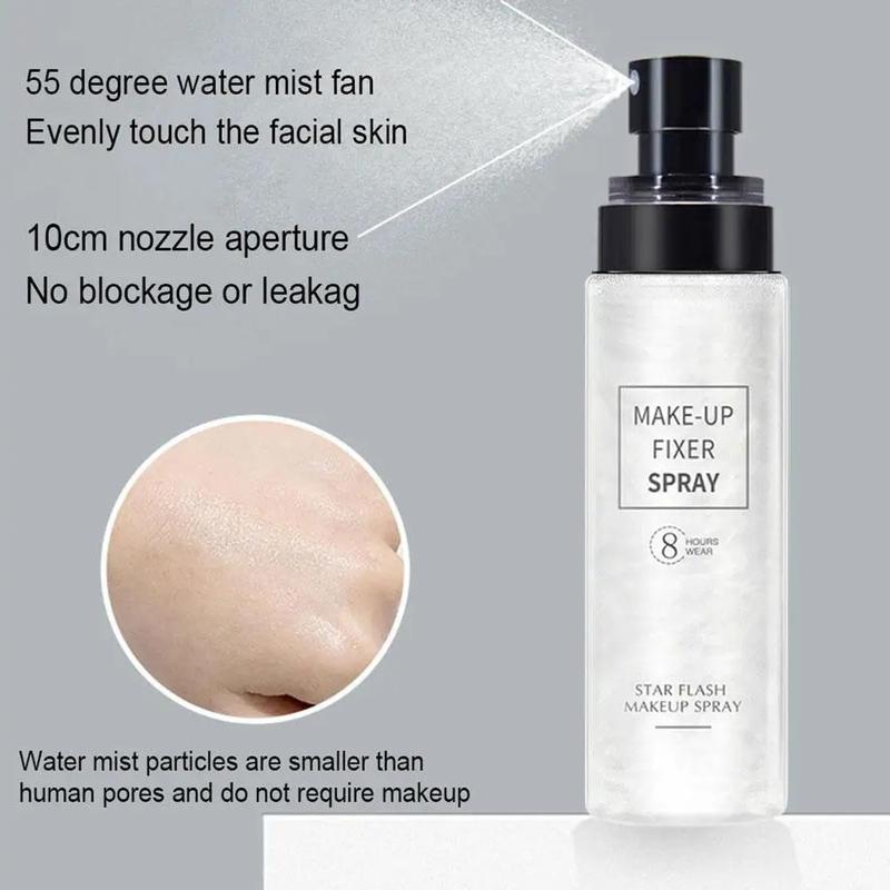 Product Introduction of 1PCS 100ml Makeup Fixer Spray Waterproof Sweatproof Oil Spray Hydrating Fixing Cosmetics Long Makeup Control Lasting Settin W9Y8 5
