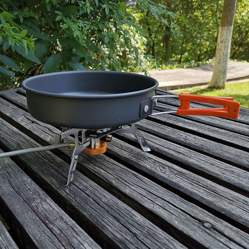 Bộ nồi 9 món cắm trại, dã ngoại, đi phượt cho 2-3 người có ấm đun nước Bếp Camping 6